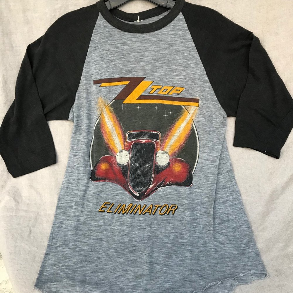 ZZ Top Eliminator '83 Across the USA Raglan T-shirt